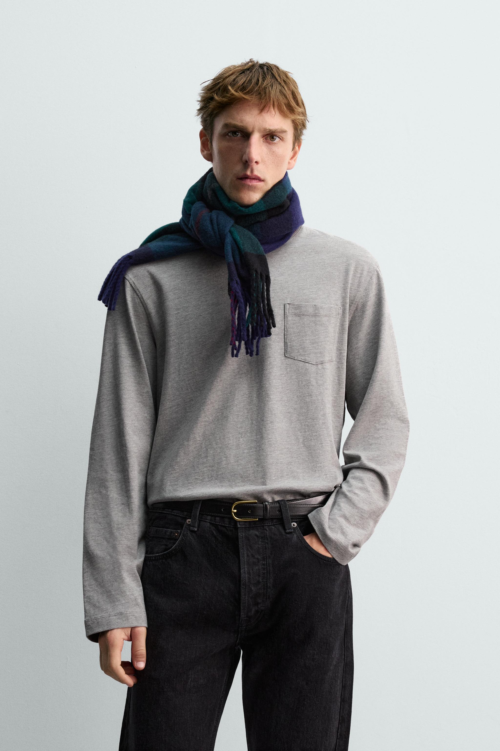 LONG SLEEVE POCKET T-SHIRT AARON LEVINE X ZARA